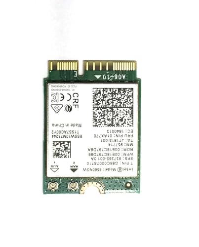 Image of Legacy CNVio Wireless Adapter for Intel AC 9560 | Dual-Band WiFi 5 802.11ac | Up to 1.73 Gbps | Bluetooth 5.1 Compatible | Designed for 8th-9th Gen Intel CPUs | 9560NGW | No vPro