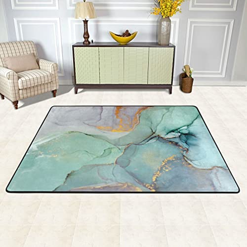 Tapis flanelle marbre 91x61 cm pour réchauffer les sols froids du salon - 3