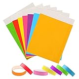 Opciones de varios colores: un total de 100 pulseras, que contienen 7 colores diferentes, rojo, naranja, amarillo, verde, azul, azul, morado, exquisito y hermoso, pueden satisfacer diversas necesidades.