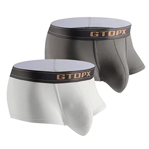 Men's Big Pouch Trunks Enhance Underwear Sexy Breathable Boxer Briefs