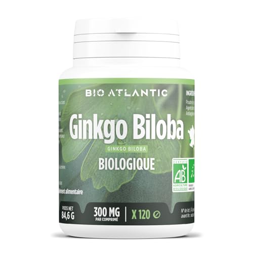 Ginkgo biloba Bio - 300 mg - 120 Comprimés