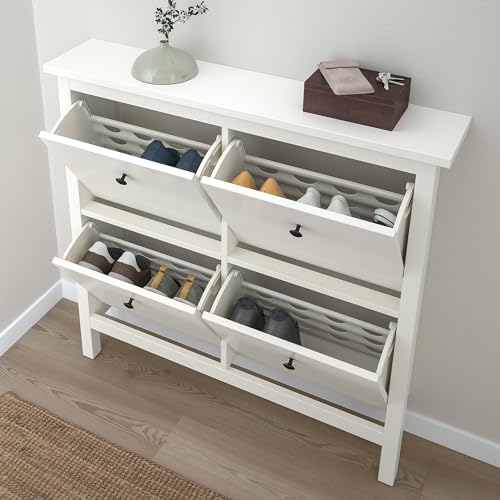 Meuble à chaussures 4 compartiments HEMNES pour entrée étroite