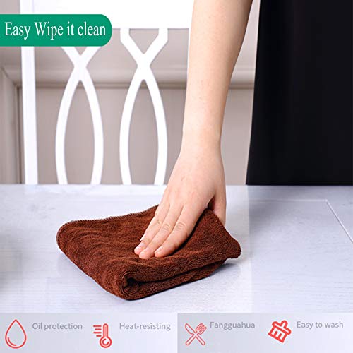 Nappe de protection transparente contre rayures en PVC durable 90x180cm - 6