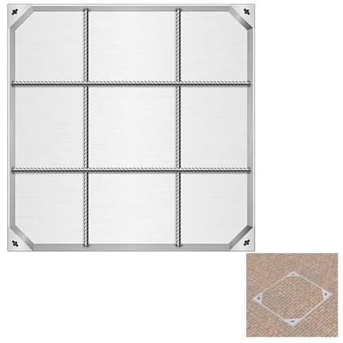 Couvercle de regard robuste pour sécuriser l'accès de votre fosse septique extérieure en inox