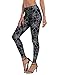 HDE Trendy Design Workout Leggings - Fun Fashion Graphic Printed Cute Patterns Spiderweb - S