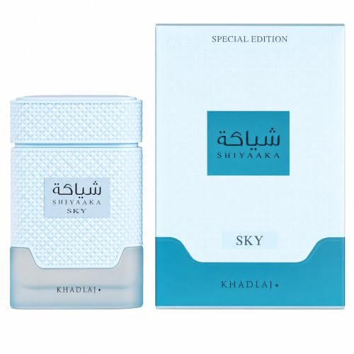 Khadlaj Shiyaaka Sky Eau de Parfum For Unisex 100ml Citrus Aromatic Floral Woody Fragrance - view 2