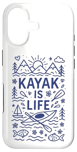 Kayak Canoes-Boat Kayaking, JbN tBbVO JbN V[JbN ނ JbN X}zP[X iPhone 17 p