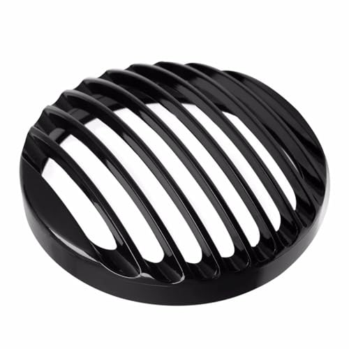 Grille phare moto 5.75 custom noir pour Sportster XL 883 Iron 1200 48 XL1200C 2004-2014