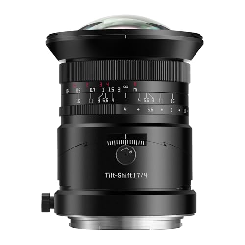 TTARTISAN Tilt-Shift 17mm F4 ASPH. Obiettivo per fotocamera Full Frame Ultra Wide Angle Messa a fuoco manuale (per Fuji GFX)