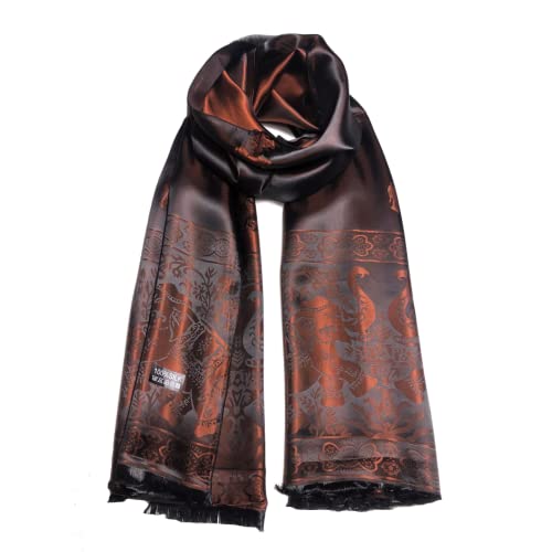 Silk Festival & Rave Scarf, Bridal Shawl & Boho Wraps - Reversible Bridesmaid Scarves