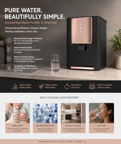 Image of AQUAULTRA Multi-Stage RO+UV+Trio Copper+Zinc+Alkaline Water Purifier for Home | 9L Transparent Tank | ISI Certified RO Water Purifier Filter | 13-15 LPH | For Modular & Smart Kitchens
