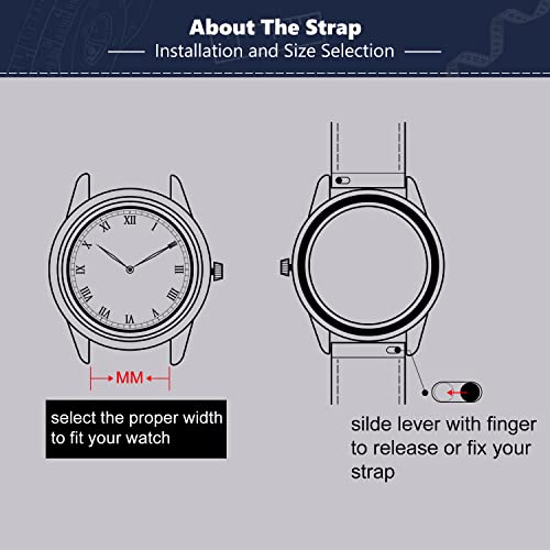 Image of BINLUN Leather Watch Band Genuine Calfskin Replacement Watch Strap Quick Release Crocodile Pattern 10 Colors 13 Sizes for Men Women(10mm,12mm,14mm,16mm,17mm,18mm,19mm,20mm,21mm,22mm,23mm,24mm)