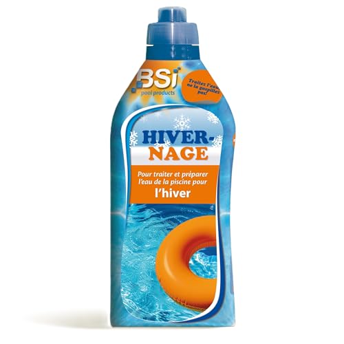 BSI - Hivernage - Liquide - Pour Hiverner l'Eau De Piscine - Contre La Saleté Et Les Dépôts - 1L, Bleu