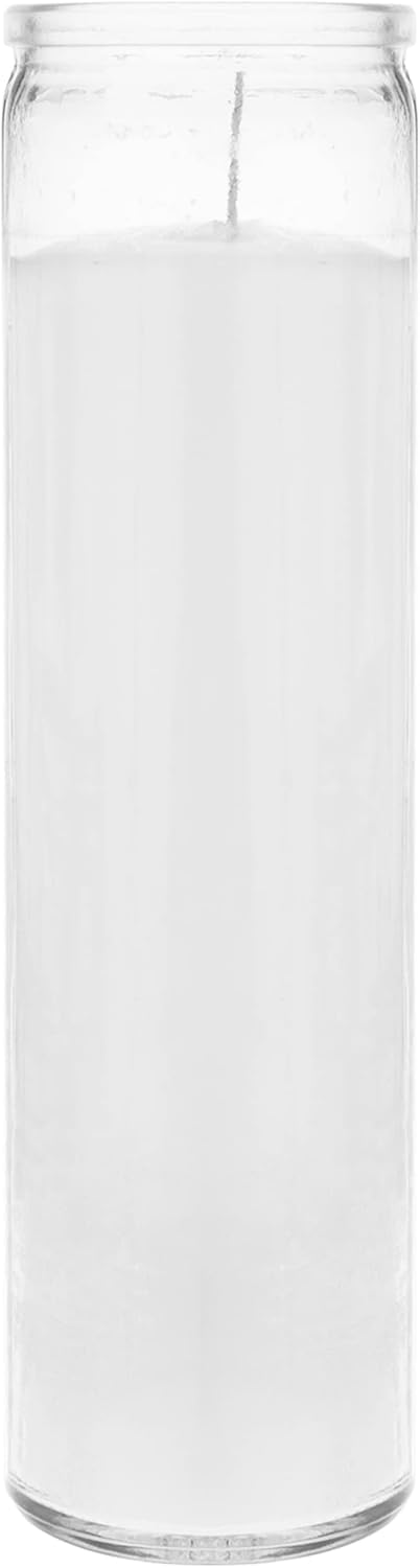 Aspen Brands Blessed Sanctuary Devotional Prayer Candle Religious Candle, (Pink, 12 Pack)