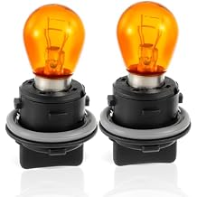 92166-3K000 Front Turn Signal Lamp Socket with Bulb, Fit for 2012-2019 Kia Soul Sport age Forte, 2014-2017 Hyundai Sonata Elantra, Headlight Turn Signal Lamp Holder witn Bulbs 1 Pair