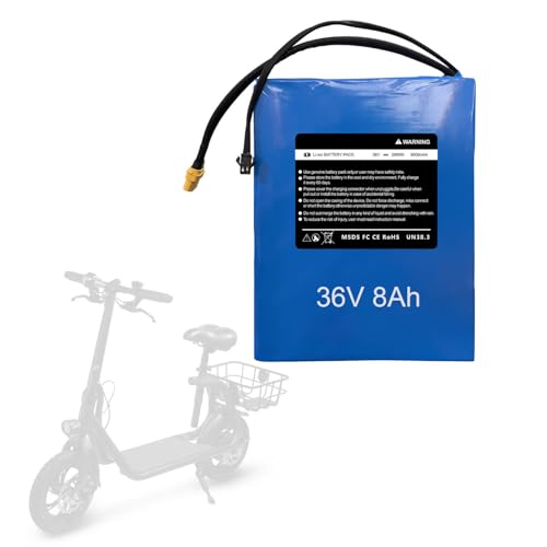 CWUU 36V 8Ah Scooter Battery for Phantomgogo R1 8000mAh