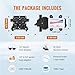 YOUNGTREE Water Pressure Diaphragm Pump 110V AC 5.5GPM 70PSI Self Priming RV Water Transfer Pump 110 Volt On Demand for Home Kitchen RV Garden Irrigation Car Washing Rain Barrel Lawn Camper