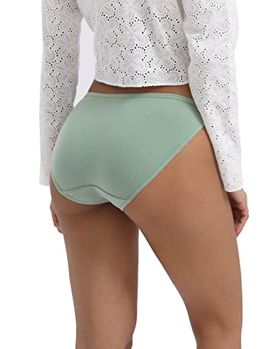 INNERSY Women's High Cut String Bikini Panties Stretchy Sexy Cotton Underwear 6-Pack3