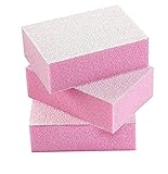 SILKLINE PROFESSIONAL Mini Buffing Blocks, Pink 150 150 grit