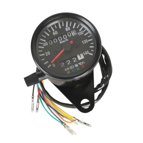Compteur kilométrique moto numérique 12V haute précision à voyant LED étanche