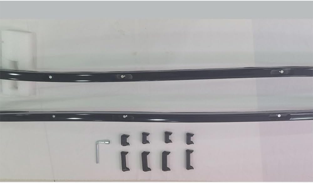 2Pcs Black Roof Rack fits for Honda HR-V 2010 2011 2012 2013 2014 Roof Rails Screw mounting, No Punching Required
