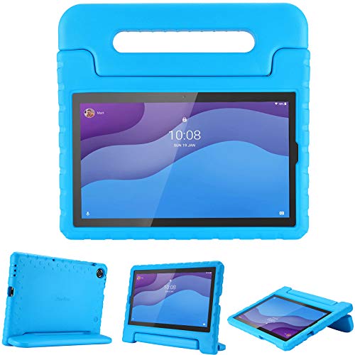 ProCase Kids Case for Lenovo Tab M10 HD 2nd Gen/Smart Tab M10 HD 2nd Gen (TB-X306F TB-X306X), Lightweight Kids Friendly Shockproof Stand Cover Case for Lenovo M10 HD 2nd Gen 10.1" 2020 â€“Blue