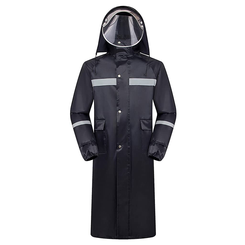 Poncho de pluie long vélo imperméable à capuche respirant mixte