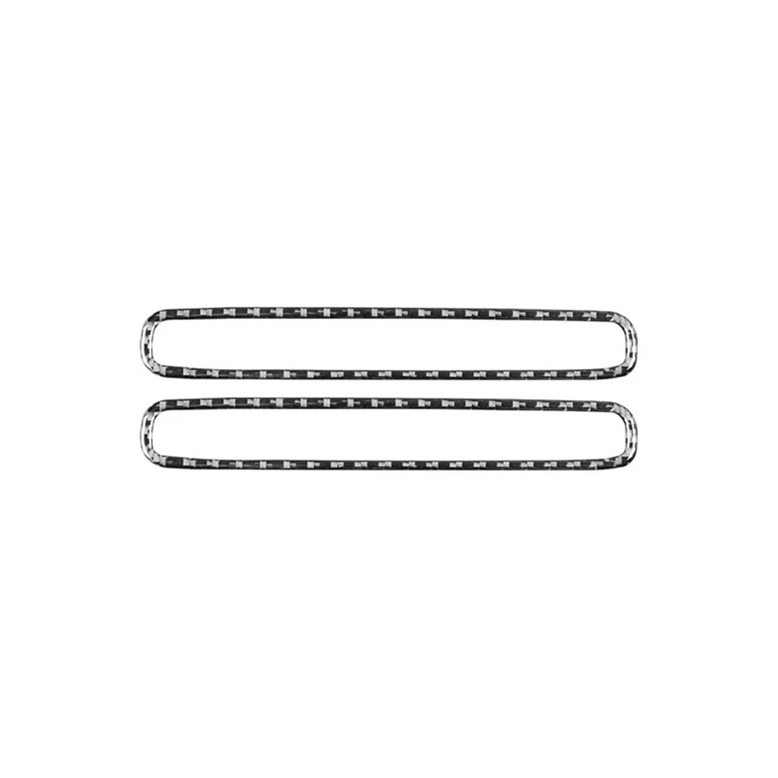 VNHLOTVJL Car Inner Door Left Right Air Conditioning Outlets Vent Frame Compatible for Dodge Charger 2011-2014 Carbon Fiber Decoration Sticker