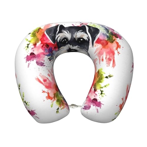 Almohada cuello en U Espuma viscoelástica 30 cm x 25 cm miniatura 1