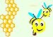 Bee notebook / journal 100 page: 7x10 inch 17.78 x 25.4 cm (English Edition)