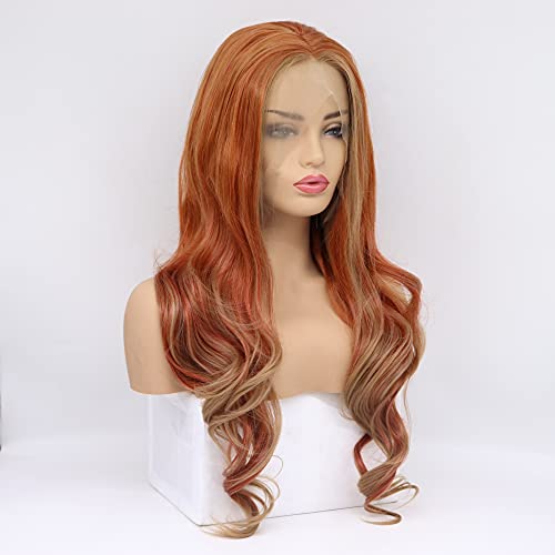 Perruque orange gingembre 71 cm idéale pour sublimer vos soirées