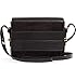 Burberry Small Grace BLACK Stripe Leather Strap Handbag Bag Black Purse Italy NW