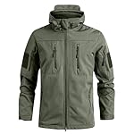 Genérico Abrigo Impermeable Hombre Ropa Trekking d...: Esta Chaquetones De Hombre Invierno Tejido Material Ligero Que Permite Moverse Con Libertad Y Flexibilidad, Sin Sensación De Restricción. Esta Chaquetas De Caza Para Hombre Se Puede Se Coordina Con Camisa a Cuadros, Camiseta Blanca, Pantalones Rectos...