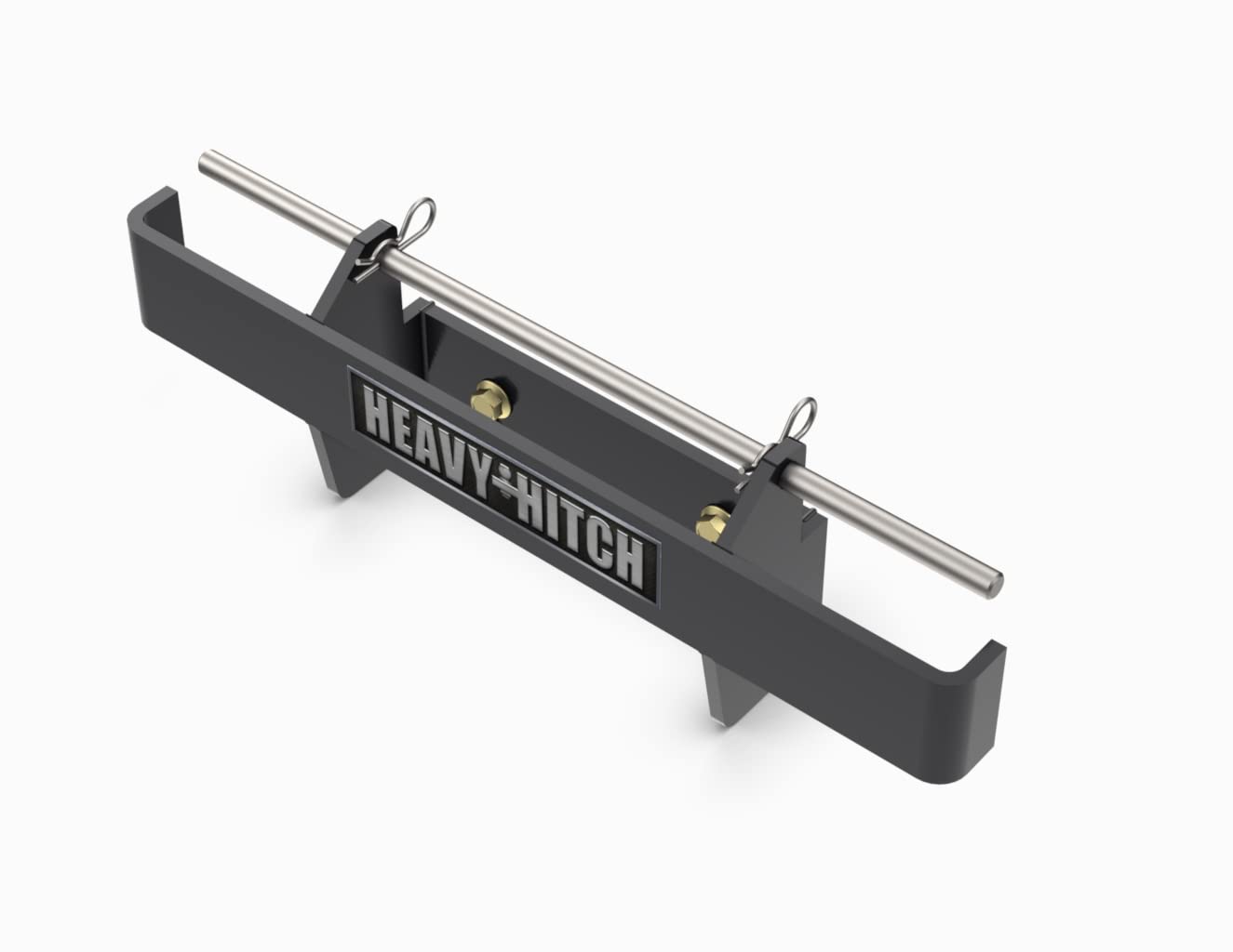 Heavy Hitch Front Weight Bracket for Sub-Compact Tractors - Black - Made in TH EUSA