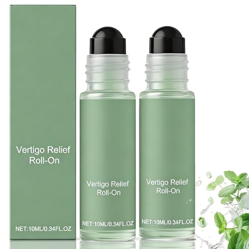 Natural Vertigo Relief Roll-On Dizziness Ease Roller with Natural Ingredients Fast Acting Dizzy Relief for Daily Use Portable Vertigo Care