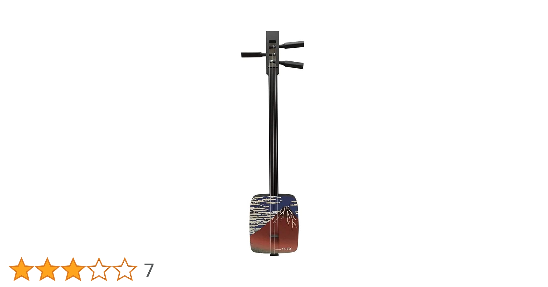 Amazon.co.jp: 三絃司きくおか 小じゃみ三線 赤富士 サンゲン