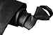 Moda Di Raza Black Ties for Men, Alternative to Clip On, Woven Microfiber Satin Silk Finish, Zipper Necktie For Adult and Boys 15 years Or Older, 20 Inch Black Tie