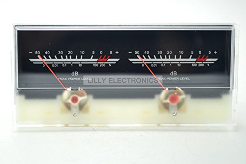 VU Mètre P-59WTC Rétro-éclairé pour Châssis Amplificateur et Préampli Audio Hi-Fi