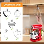 4 Pack Stand Mixer Attachment Holders Compatible with Kitchenaid Mixer Accessories,for Storage Organize Your Kitchen Aid Attachments(Black)