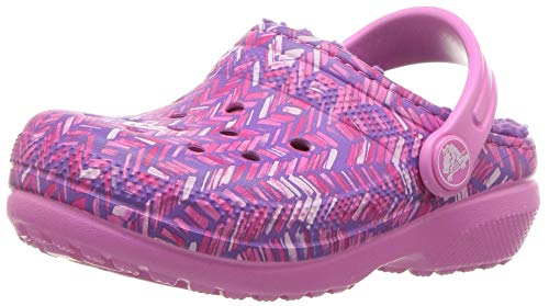 crocs Classic Lined Graphic Clog (Toddler/Little Kid)