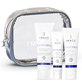 IMAGE Skincare, Clear Cell 3-Step Introductory Regimen Set for Clear Pores and Healthy Looking Skin, White, 3.2 Ounce