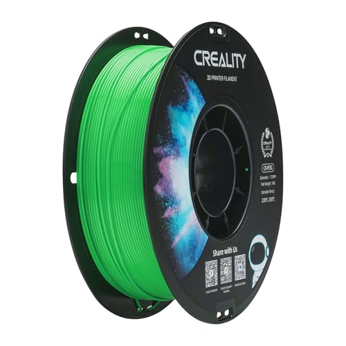 CREALITY PETG Filament 1.75mm 3D Printer Filament 1kg Neatly Wound Spool Dimensional Accuracy 0.03mm Fit for Ender Bambu Lab Anycubic ELEGOO FDM Printers (Green)