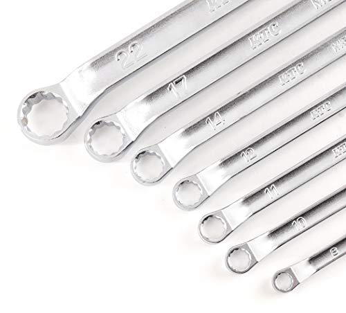 KTC ロングめがねレンチ 7点セット M5-7P (M5-0810,M5-1012,M5-1113,M5-1214,M5-1417,M5-1719,M5-2224) 2枚目