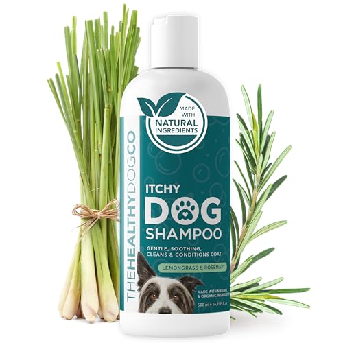 The Healthy Dog Co - Dog Shampoo for Itchy Skin - Dog Shampoo Sensitive Skin - Natural Itch Relief for Dogs - Dog Itchy Skin Treatment - Itchy Skin Relief for Dog - Anti Itch Dog Shampoo - 16oz
