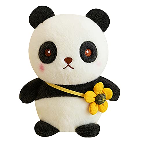Qleewei 9.84 Inches Panda Plush Panda Stuffed Animal Toy Panda Baby Plushie Funny Soft Animal Pillow for Home Bedroom Decorition