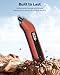 ETENWOLF T300 Plus Tire Pressure Gauge 200 PSI, Digital Tire Gauge with Bright LED Display, Tire Gauges for Tire Pressure with Presta Valve Adaptor (Vivid Orange)
