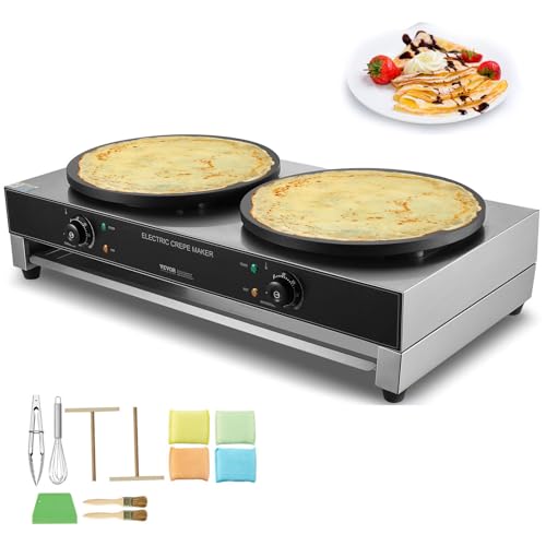VEVOR Double Head Crepe Maker