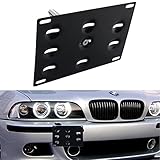 GS Front License Plate Holder for BMW License Plate Tow Hook Mmoun Bracket Relocator E39 E46 E70 E71 E82 E88 E90 E91 E92 E93 for MINI Cooper R50 R52 R53 R55 R56 R57 R58 R59