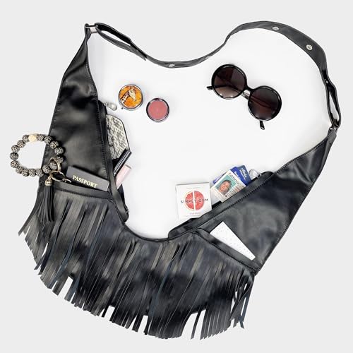 Image of SASH Crossbody Bag - Genuine or Faux Leather Purse for Women - Travel Sling Bag with FRID-Protected Wallet | Genuine