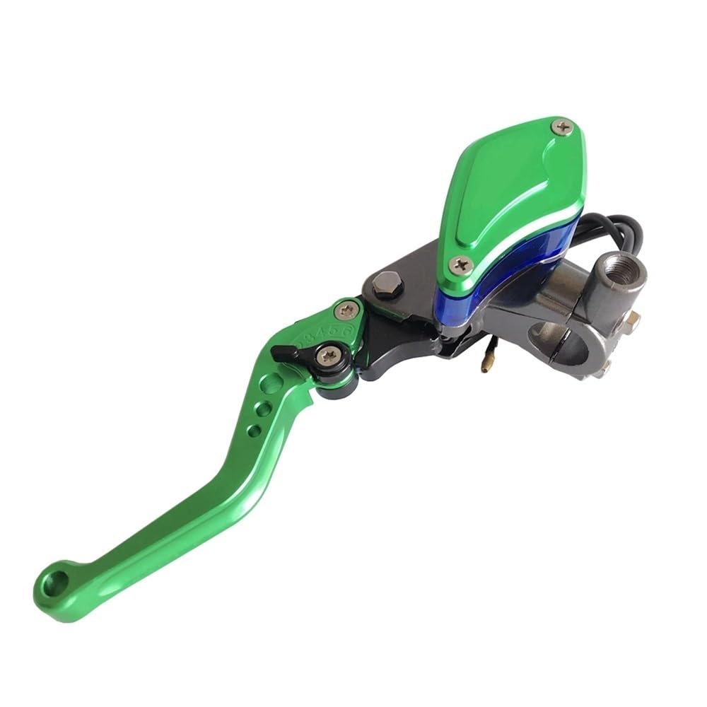 Cnljphfho Green Left Universal 22Mm 7/8" Hydraulic Brake Clutch Master Cylinder Lever Fit For 50Cc-300Cc Motorcycle(Green Left)